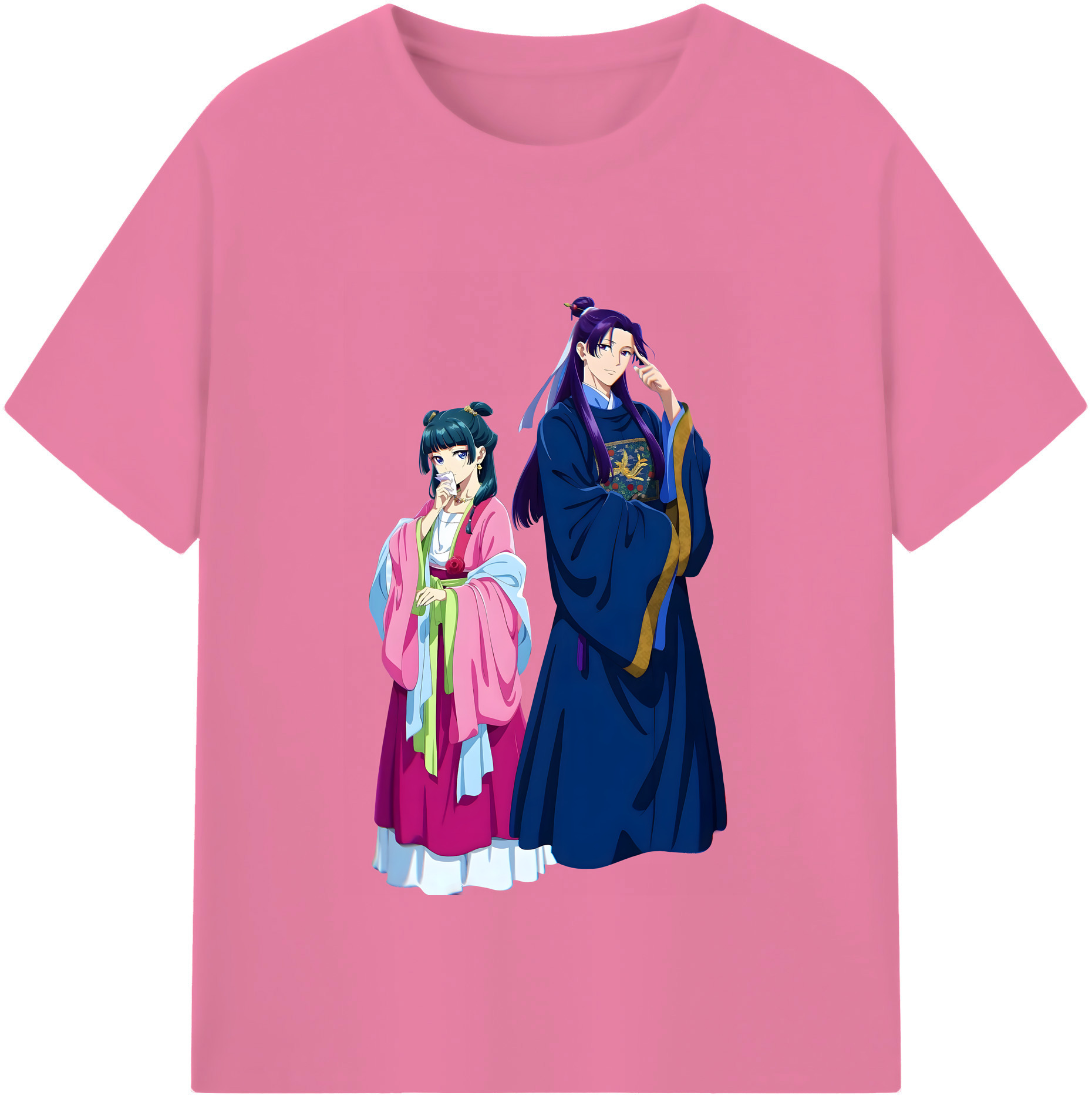 （画像用） 薬屋のひとりごと The Apothecary Diaries 綿100％半袖Tシャツ（フロントプリント）